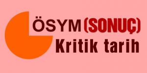 Tercih sonuçları için geri sayım