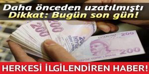 Vergi indirimlerinde bugün son gün