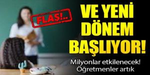 Öğretmenin performansına ‘not’ başlıyor