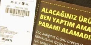 Zara ürünlerinde isyanın etiketi!