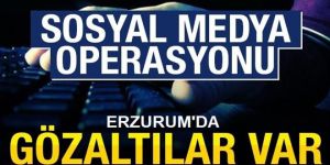 Erzurum'da 10 kişi hakkında işlem başlatıldı