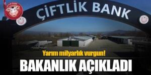 Bakanlık açıkladı! Yarım milyarlık vurgun