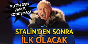 Putin'den 'zafer' konuşması