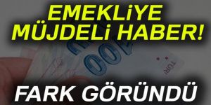 Emekliye müjdeli haber