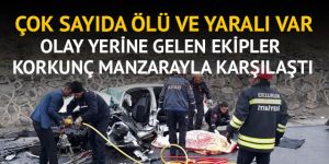 Erzurum'da Katliam gibi kaza