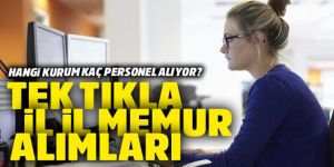 KPSS açıklandı işte memur alımları