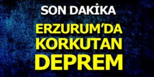 İspir'de 3.5 büyüklüğünde deprem