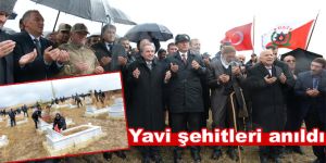 Yavi şehitleri anıldı