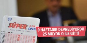 9 haftadır devretmişti! 25 Ekim Süper Loto sonucu