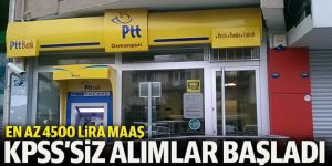 PTT'den istihdam müjdesi