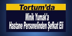 Minik Yumak'a Hastane Personelinden Şefkat Eli