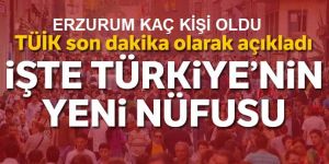 Türkiye'nin nüfusu açıklandı