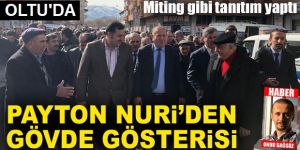 Miting gibi tanıtım yaptı