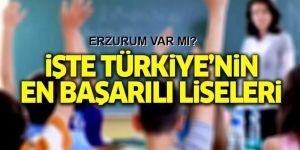 Türkiye’nin YGS’de en başarılı liselerinin listesi hazırlandı