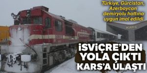 İsviçre'den yola çıktı, Kars'a ulaştı