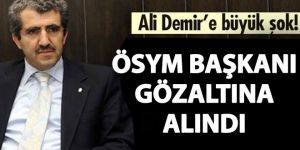 Eski ÖSYM Başkanı Ali Demir'e FETÖ'den gözaltı