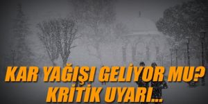 Doğu’da kar yağışı ve dolu uyarısı