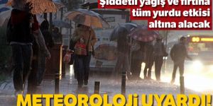 Meteoroloji uyardı!