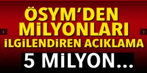 ÖSYM Başkanı'ndan YKS açıklaması