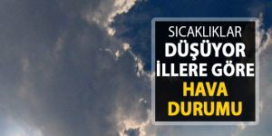 Doğu'da hava sıcaklığı düşüyor