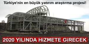 Türkiye’nin en büyük gözlemevi Erzurum’da yükselmeye devam ediyor