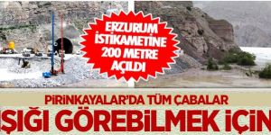 Pirinkayalar Geçidi'ndeki tünelde yıl sonunda ışık görünecek