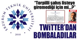 Twitter'dan bombaladılar..