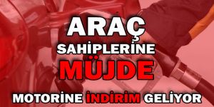 Motorine 14 kuruş indirim