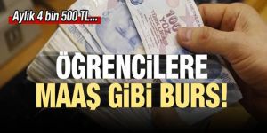 Varank açıkladı: '4 bin 500 TL burs verilecek'