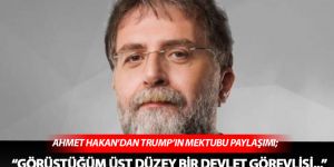 Ahmet Hakan'dan, dikkat çeken paylaşım