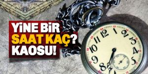 Saatler geri alındı mı, şu an saat kaç?