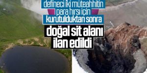 Dipsiz Göl doğal sit alanı ilan edilecek