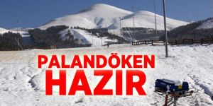 Palandöken kayak sezonuna hazır