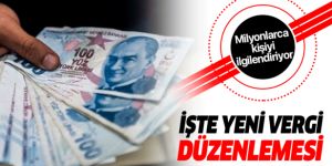 Yeni vergi düzenlemesine ilişkin kanun Resmi Gazete'de.