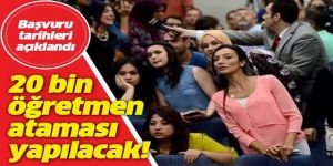 MEB 20 bin sözleşmeli öğretmen alımı için takvimi açıkladı