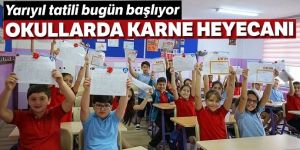 Yarıyıl tatili bugün başlıyor