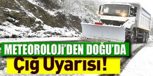 Doğu Anadolu'da çığ uyarısı