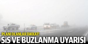 Doğu Anadolu'da buzlanma, don olayı ve çığ uyarısı