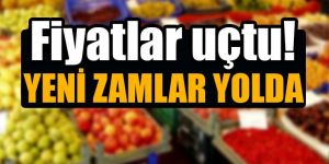 Gıda fiyatları uçtu!