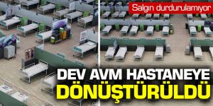 İran'da dev AVM koronavirüs hastanesine dönüştürüldü