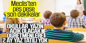 Yaz döneminde telafi eğitimi yapılacak