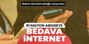 81 milyon aboneye 1 GB mobil internet hediyesi