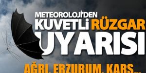 Erzurum, Ağrı ve Kars için meteorolojik uyarı