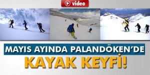 Palandöken'de Mayıs ayında kayak keyfi