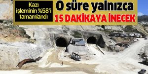 O mesafe 15 dakikaya düşecek