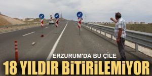 Oltu Çevre yolu 18 yıldır bitirilemiyor