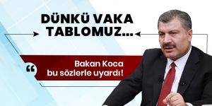 Bakan Koca'dan vaka artışlarıyla ilgili uyarı