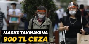 Maske takmayana 900 TL para cezası