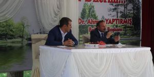 Kaymakam Aksu'dan veda toplantısı