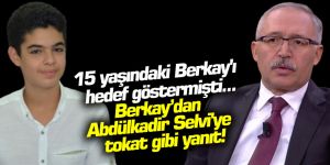 Berkay'dan Abdülkadir Selvi'ye tokat gibi yanıt!